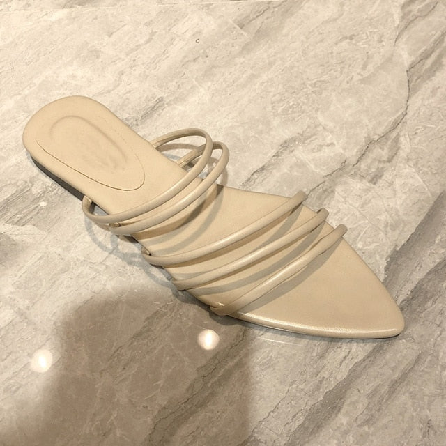 Variant image for Dam Sandaler Gladiatorsandaler i PU med Gummidetaljer-2