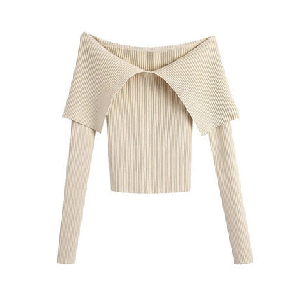 Variant image for Dam Blus Långärmad Randig Polyester V-hals-4