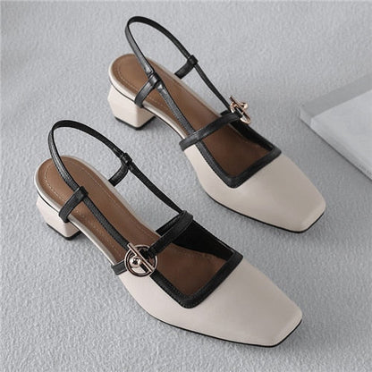 Variant image for Dam Sandaler Gladiatorer i Äkta Läder med Remmar-1