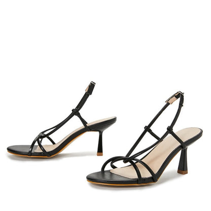 Kvinnors Gladiatorsandaler Hög Klack PU-1