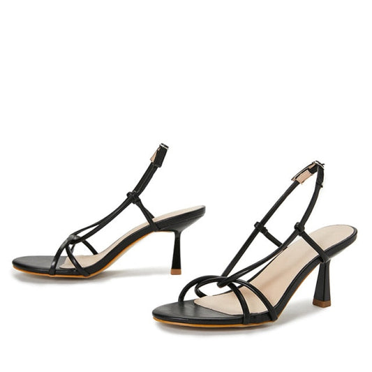 Kvinnors Gladiatorsandaler Hög Klack PU-1