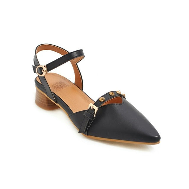 Variant image for Dam Sandal Ankelwrap PU Med Öppen Tå-2