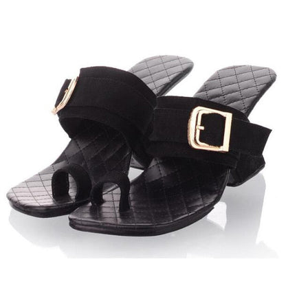 Variant image for Dam Sandaler Slipper Läder med Spänne för Komfort och Stil-2