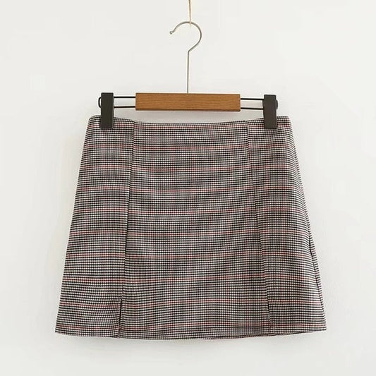 Kvinnors Mini Kjol Pennaform Polyester Svart-1