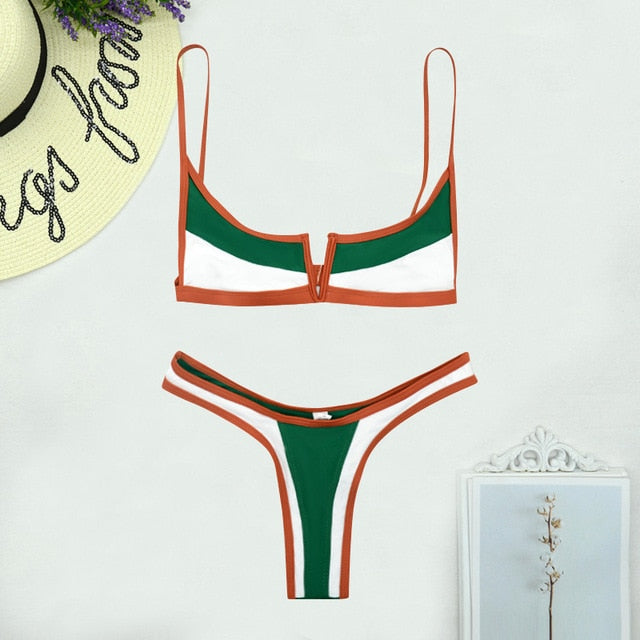 Variant image for Dam Bikini Set Hip-in Passform Nylon Spandex-4
