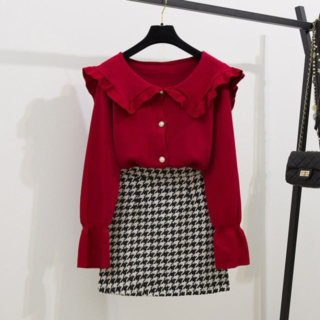 Variant image for Dam Minikjol och Skjorta Rüschen Akryl Polyester-2