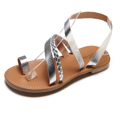 Variant image for Dam Gladiator Sandal Slingback PU-Läder-1