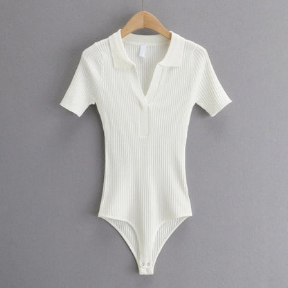 Variant image for Dam Bodysuit Kortärmad Randig Nylon Viskos-9