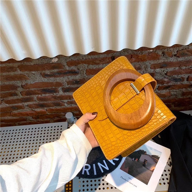 Variant image for Dam Handväska Hasp Stängning PU Enfärgad Modern-4