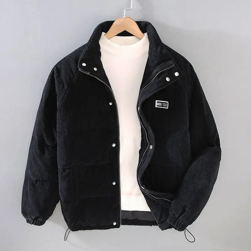 Unisex Vinterjacka Lätt Polyester med Praktiska Fickor – Modern Design för Kalla Dagar 3