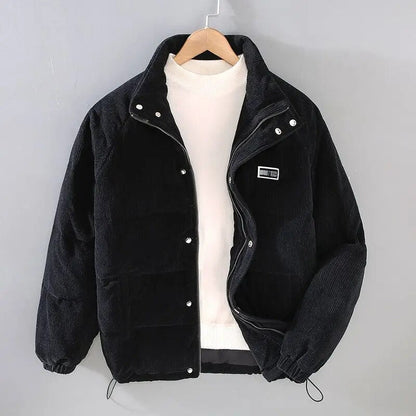 Unisex Vinterjacka Lätt Polyester med Praktiska Fickor – Modern Design för Kalla Dagar 3