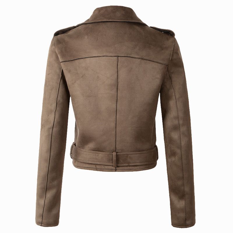 Damjacka Modern Elegant Polyester Jacka för Dam-3