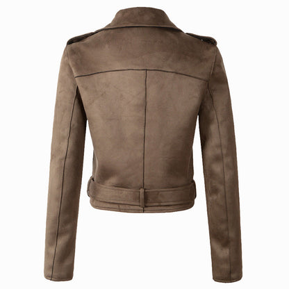 Damjacka Modern Elegant Polyester Jacka för Dam-3
