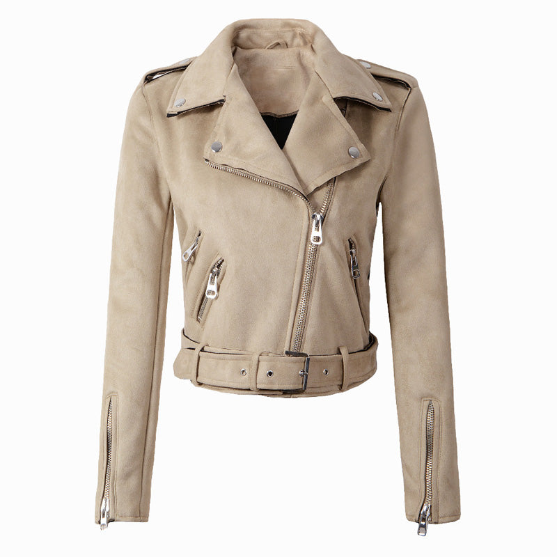 Damjacka Modern Elegant Polyester Jacka för Dam-5