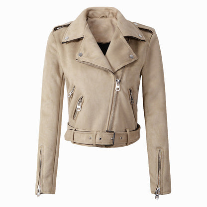 Damjacka Modern Elegant Polyester Jacka för Dam-5