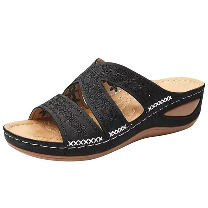 Ortopediska Sandaler Dam med Anatomisk Design, Slip-On och Luftiga Material – Bekväma och Stabila 2