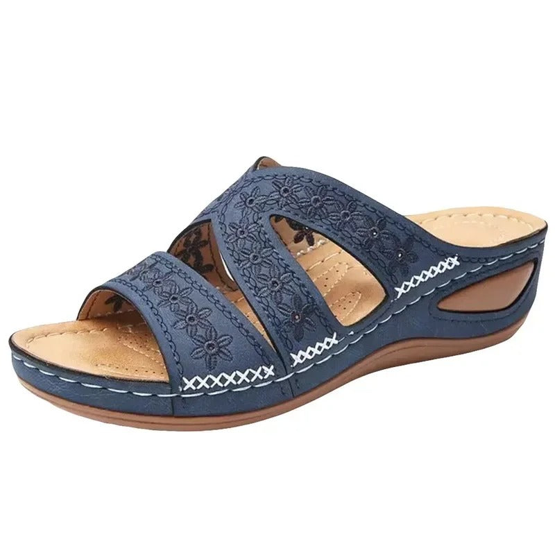 Ortopediska Sandaler Dam med Anatomisk Design, Slip-On och Luftiga Material – Bekväma och Stabila 9