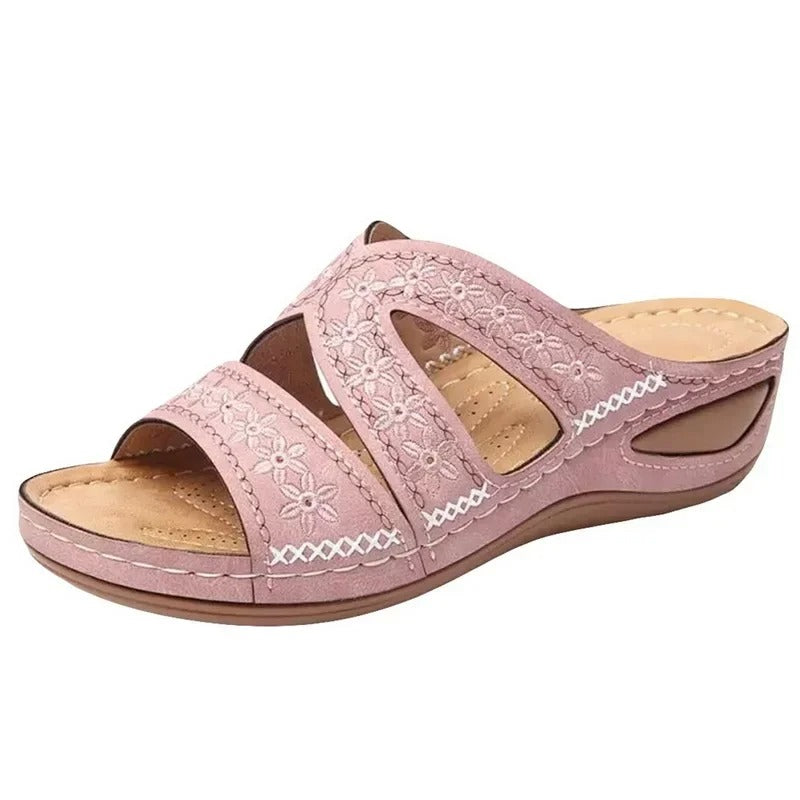 Ortopediska Sandaler Dam med Anatomisk Design, Slip-On och Luftiga Material – Bekväma och Stabila 12