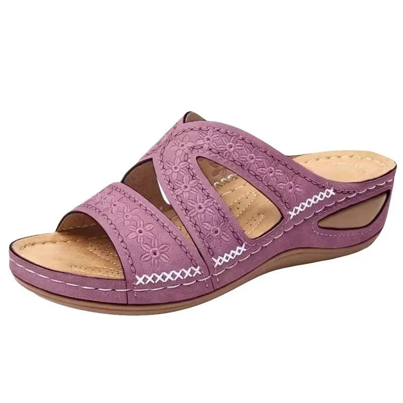 Ortopediska Sandaler Dam med Anatomisk Design, Slip-On och Luftiga Material – Bekväma och Stabila 13