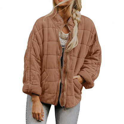 Damjacka Streetwear Trendig Högkvalitativt Material-5