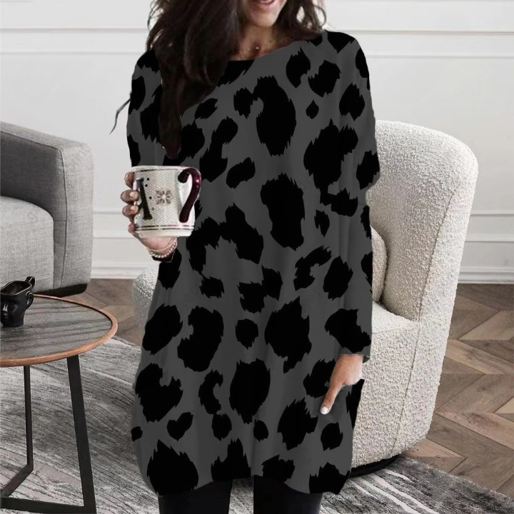 Variant image for Dam Vintertunika Klassisk Stil Polyester Bomull-41