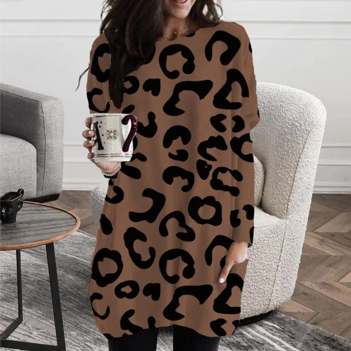 Variant image for Dam Vintertunika Klassisk Stil Polyester Bomull-36