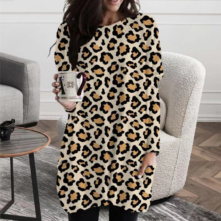 Variant image for Dam Vintertunika Klassisk Stil Polyester Bomull-1