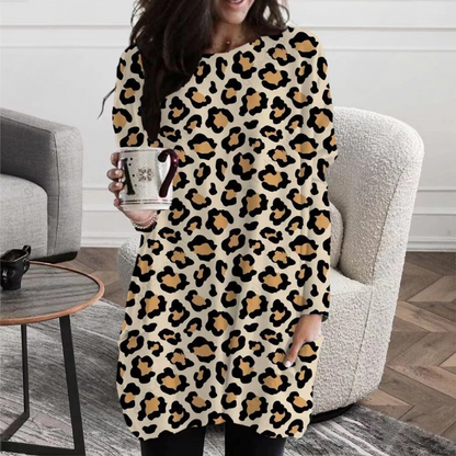 Variant image for Dam Vintertunika Klassisk Stil Polyester Bomull-1