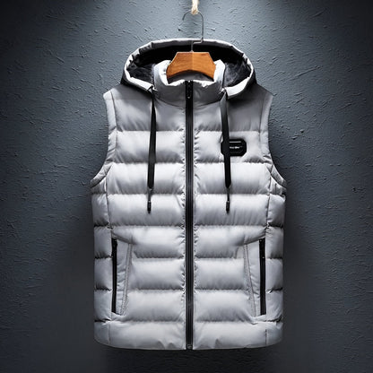 Variant image for Herr Hoodie Väst Modern Design Högkvalitativ Polyester-9