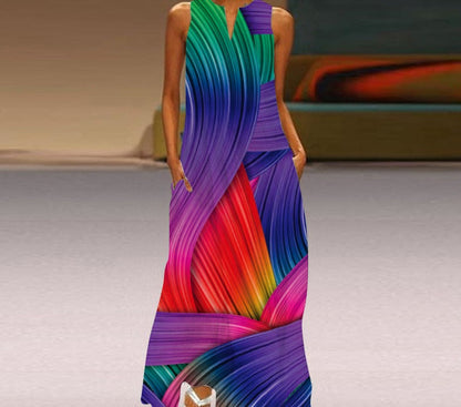 Kvinnors Casual Klänning Högelastisk Mjölk Silke-3