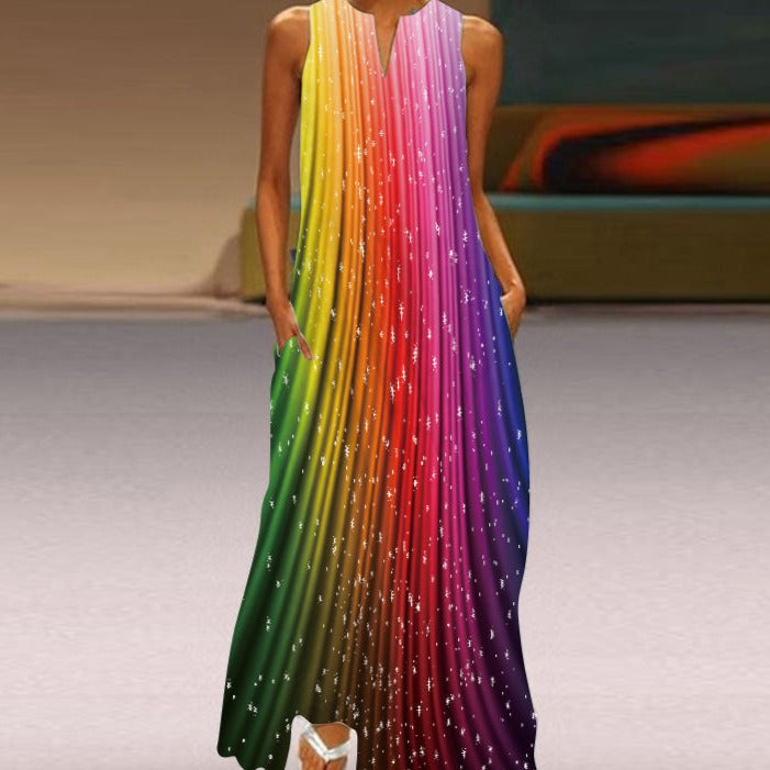 Kvinnors Casual Klänning Högelastisk Mjölk Silke-4