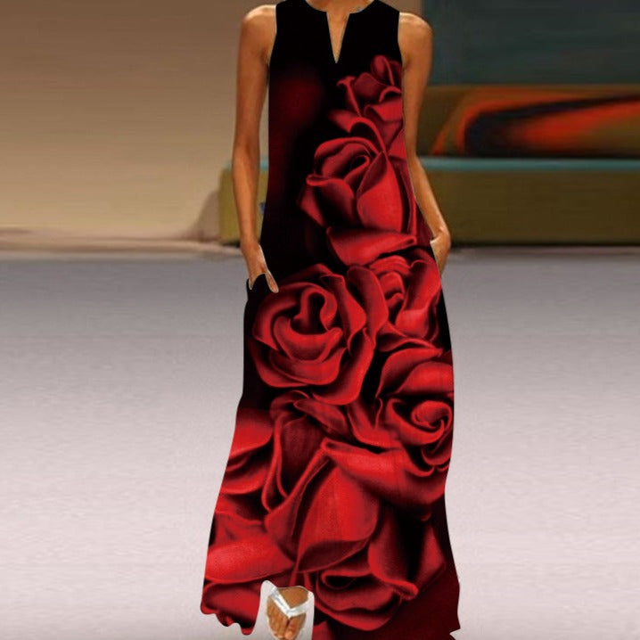 Variant image for Kvinnors Casual Klänning Högelastisk Mjölk Silke-31