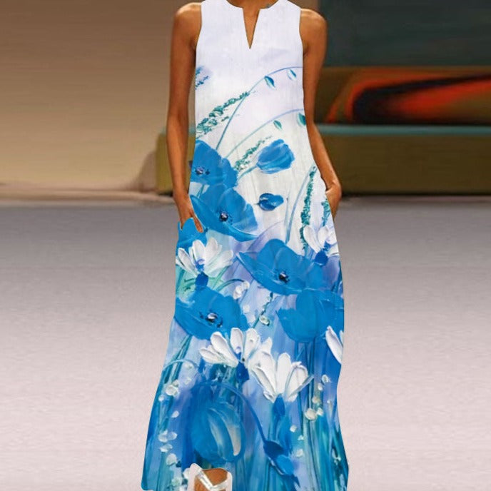 Variant image for Kvinnors Casual Klänning Högelastisk Mjölk Silke-81