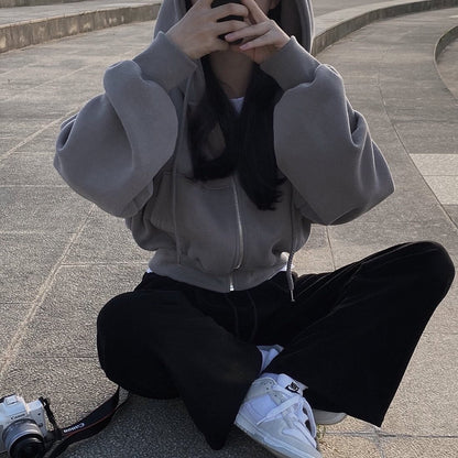 Oversized Väst Dam med Mjuk Hoodie i 100% Bomull – Bekväm och Stilren för Lager-på-Lager Styling 9