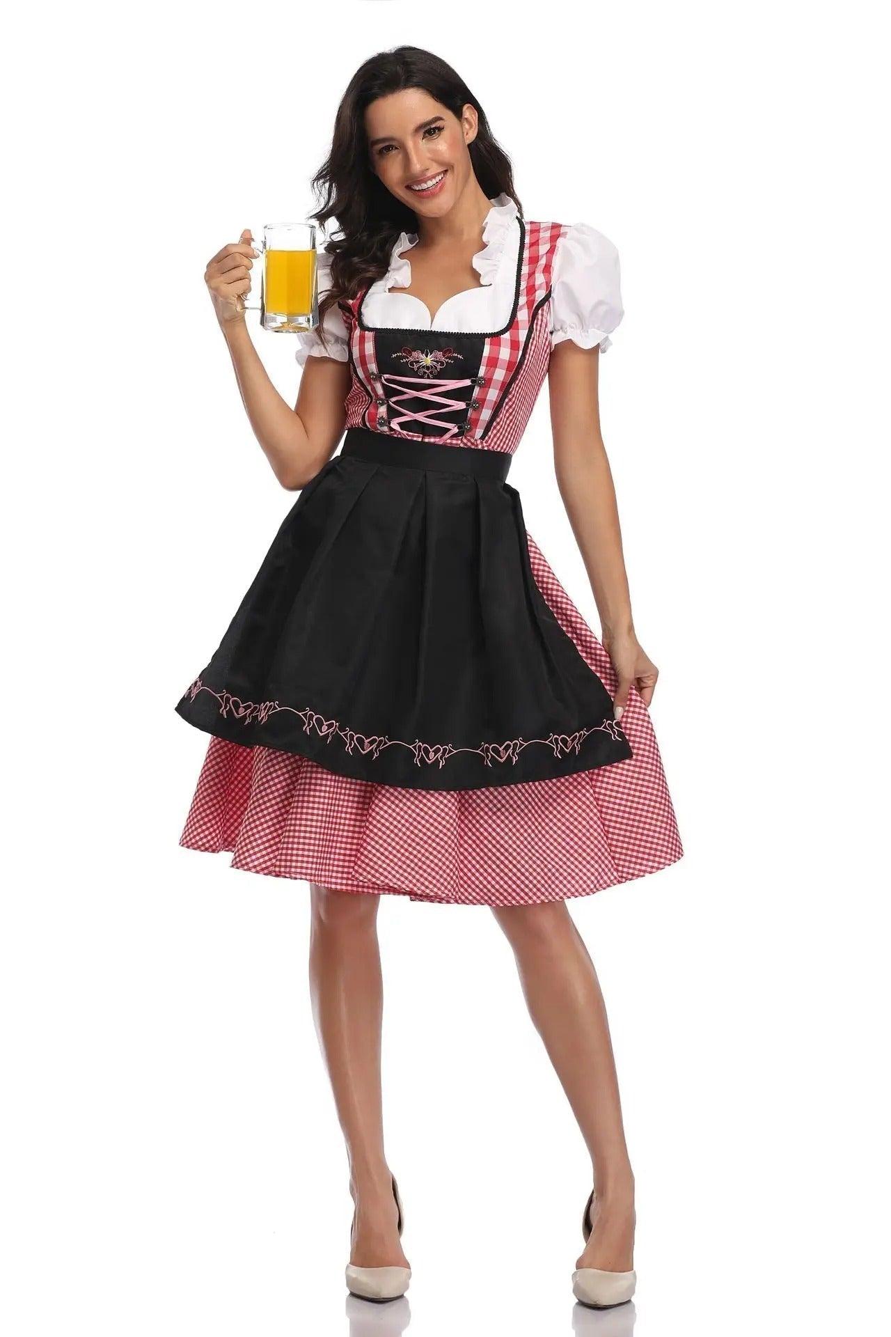 Variant image for Herr Traditionell Oktoberfest Dräkt Polyester Med Förkläde-37