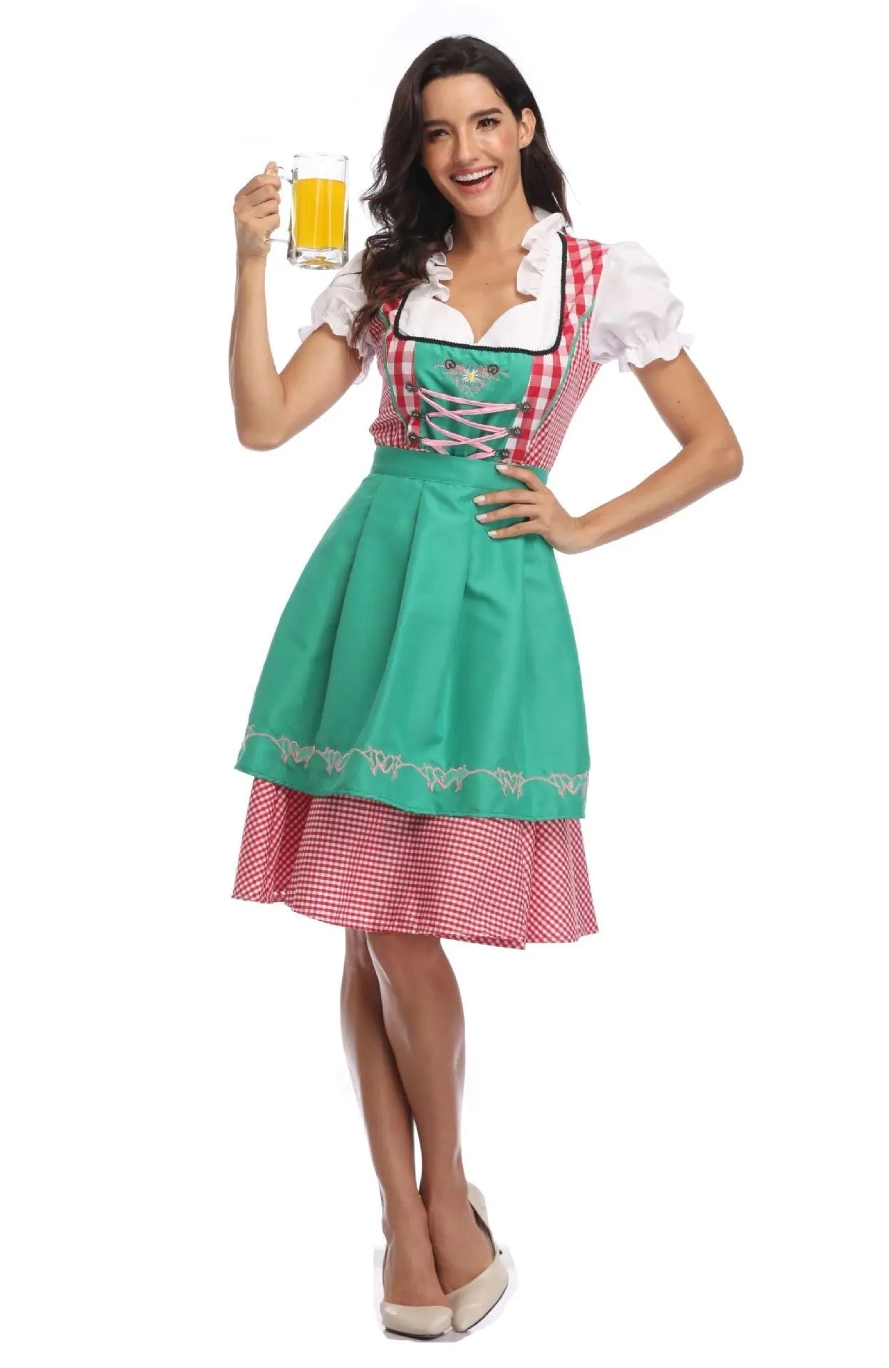 Variant image for Herr Traditionell Oktoberfest Dräkt Polyester Med Förkläde-43