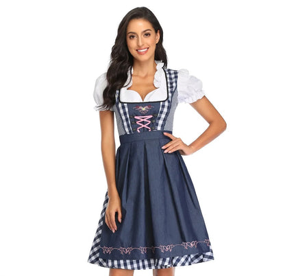 Variant image for Herr Traditionell Oktoberfest Dräkt Polyester Med Förkläde-34
