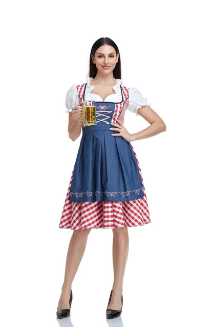 Variant image for Herr Traditionell Oktoberfest Dräkt Polyester Med Förkläde-49