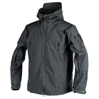 Herrjacka Vinter Klassisk Stil Funktionell Polyester-1