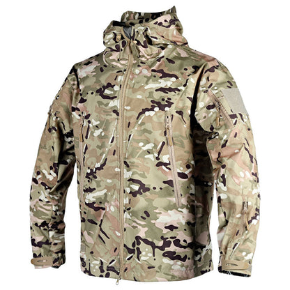 Herrjacka Vinter Klassisk Stil Funktionell Polyester-5