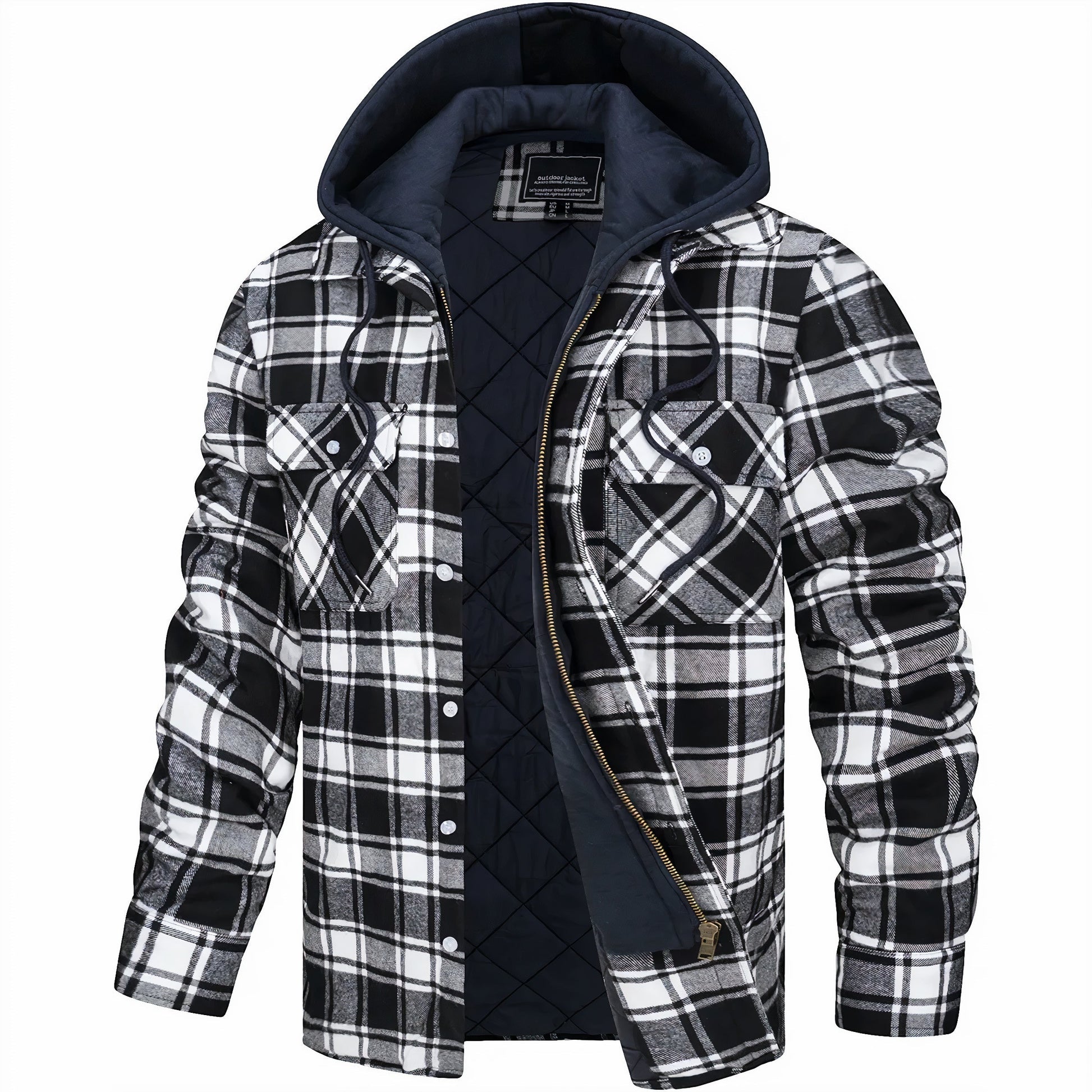 Damjacka Vattenavvisande Modern Design Fjäderjacka Polyester-4
