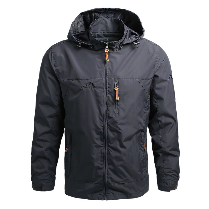 Herren-Softshell-Jacke, wasserdicht und winddicht, modernes Design-2