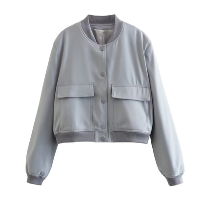 Variant image for Kvinnors Kort Jacka Bomberkrage Polyester-19