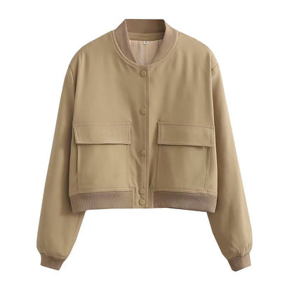 Variant image for Kvinnors Kort Jacka Bomberkrage Polyester-4