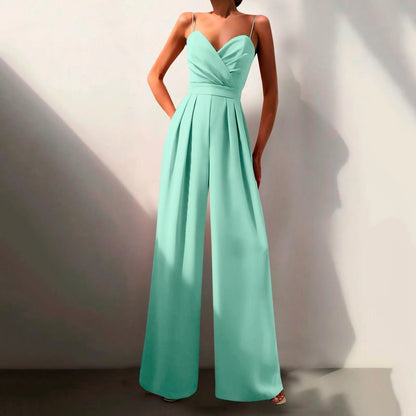 Dam Overall Elegant Design Lätt Tyg-4