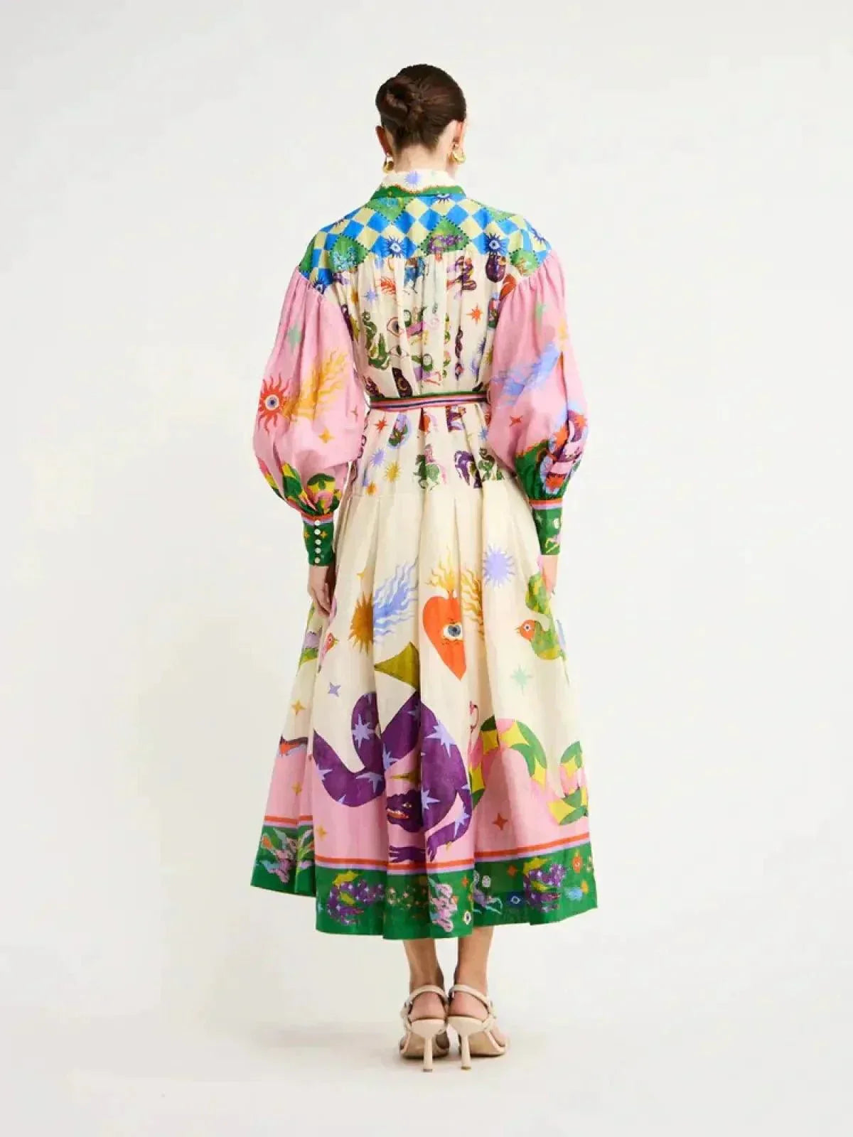 Fina Dam Klänningar Italiensk Stil Högkvalitativt Material 3