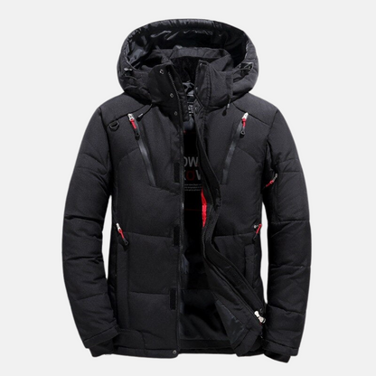 Variant image for Herr Vinterjacka Vattenavvisande och Vindtät Polyester med Utmärkt Isolering-10