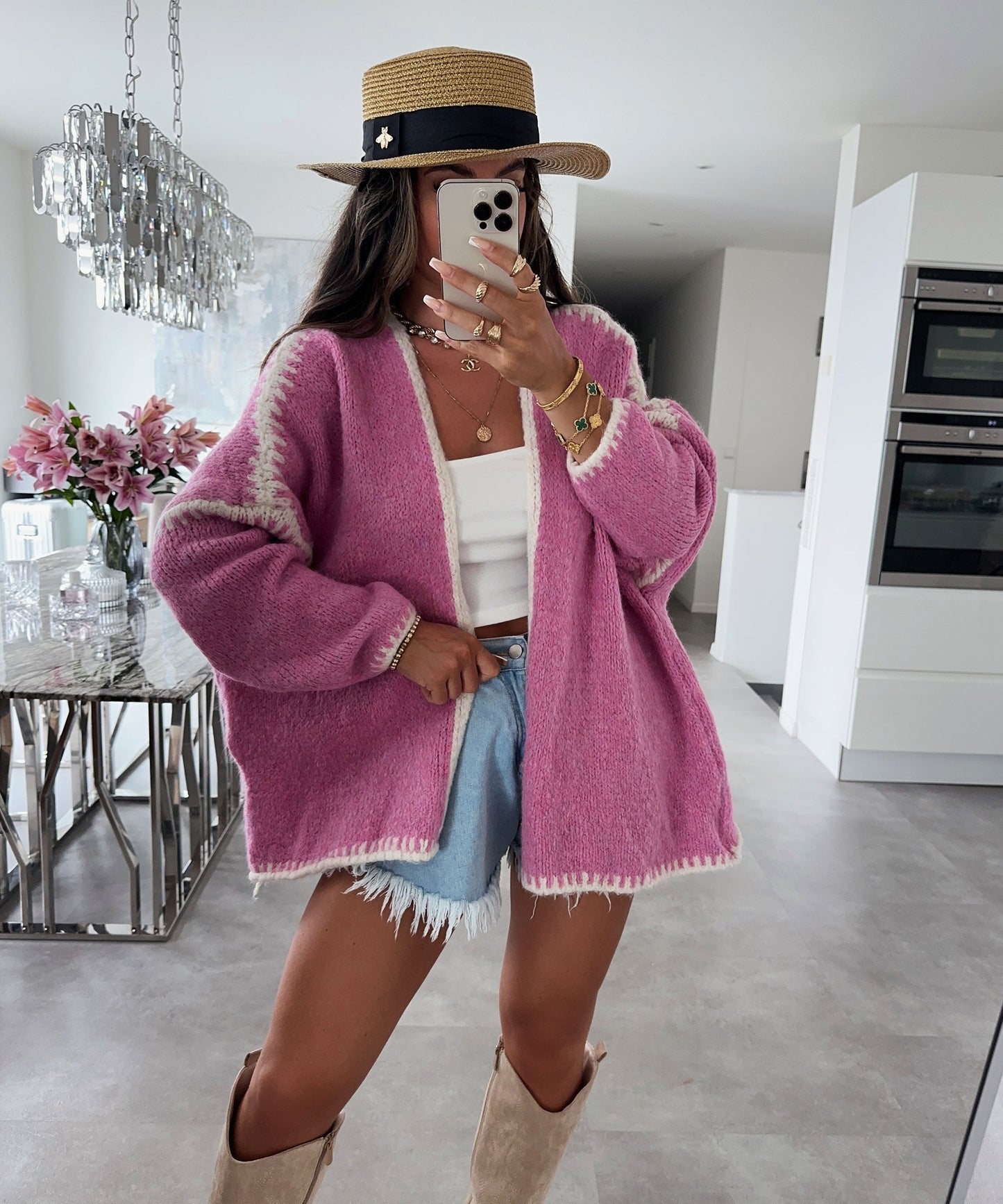 Dam Topp Stretchig Mjuk Bomull-2