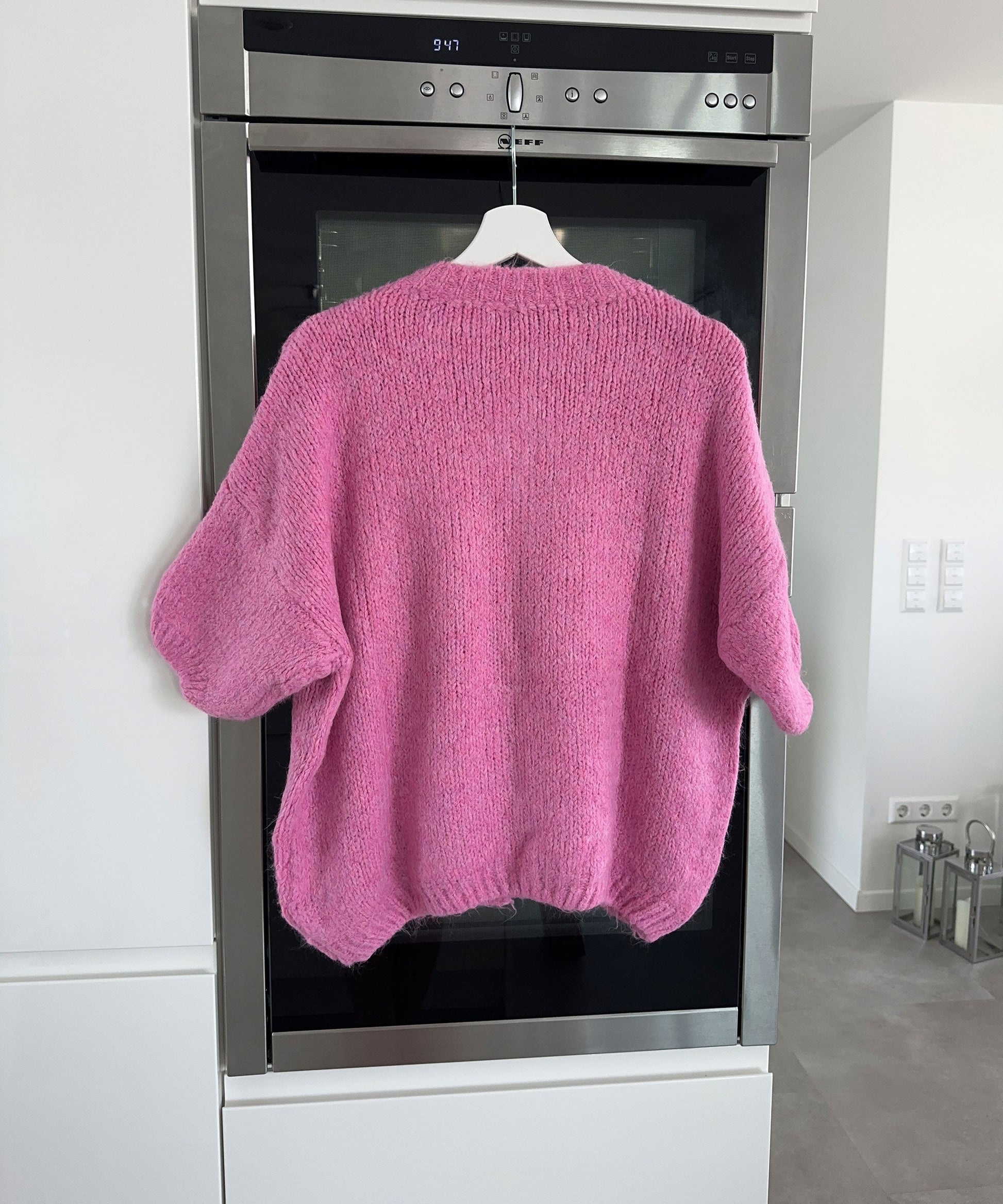 Dam Festtopp Mjuk Stretchig Fuchsia-4