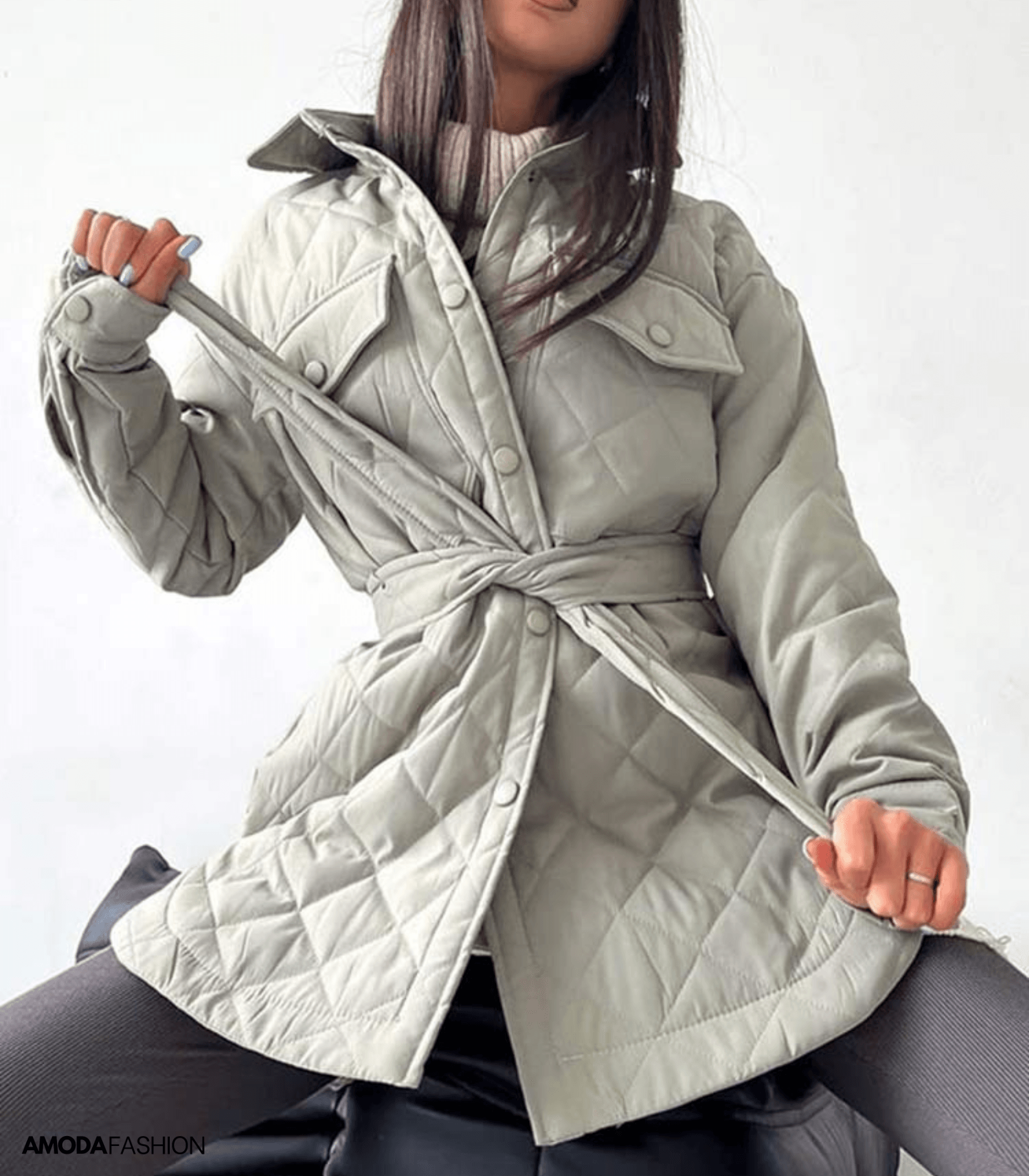 Variant image for Damer Överdimensionerad Vadderad Jacka Vattentålig Polyester-1